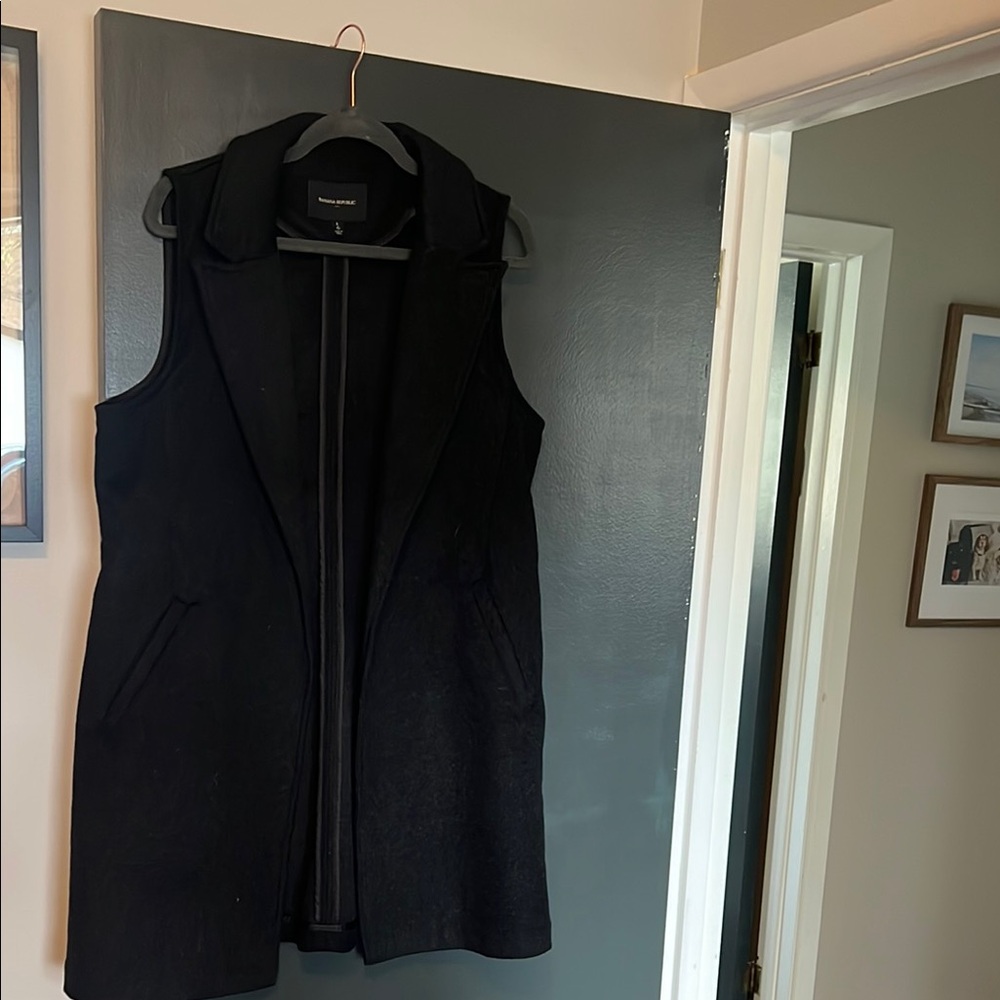 Banana Republic grey wool vest